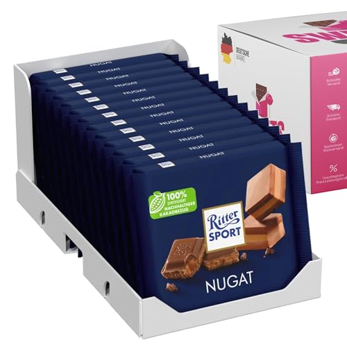Tafel Schokolade verschiedene Sorten Großpackung Schokoladentafeln Weiß Vollmilch Dunkel 13x100g Nugat