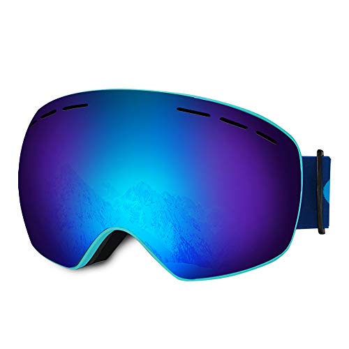 Veadoorn Ski Snowboard Snow Goggles, Over Glasses Ski Goggles for Men Women Youth