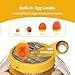 Ponhu 16 Egg Incubator, Incubators for Hatching Eggs, Intelligent Temperature Control, Egg Candler and Humidity Control (Yellow)