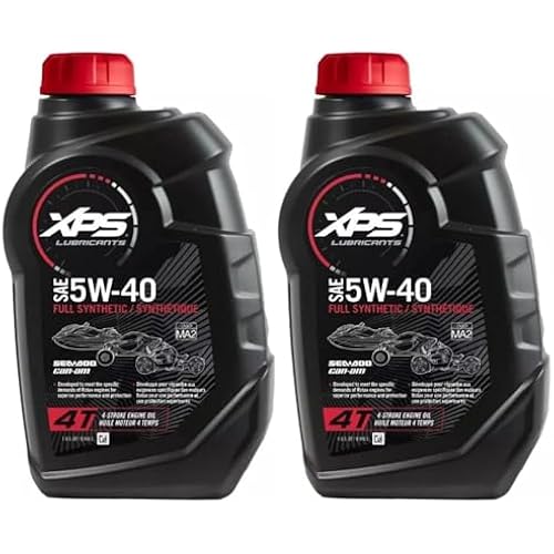 BRP Can-Am Sea-Doo OEM 4T 5W-40 Synthetic Oil, QTY 2, 9779492