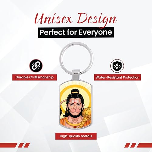 Image of Stylish Metal Keychains with Permanent Glossy Print - Inspirational Quotes & Spiritual Designs - Perfect Key chains for loved ones, Personal Use, Gifts & Return Gifts