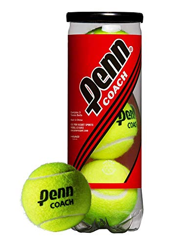 Penn Coach Pressurized Tennis Balls - Regular Duty Felt Practice & Training Tennis Balls - 3 Count(Pack Of 12) #TOP2