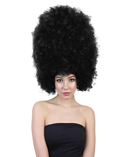 Wigs2you.com ���f�B�[�X �A�t���E�B�b�O ���r�b�O�T�C�Y �J�[���[�N���E���� �R�X�v���E�C�x���g�E�_���X�ߑ����� �h��X�^�C���ϔM�d�l - �u���b�N