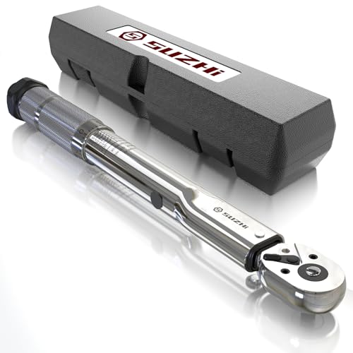 SuZhi Accurate 1/4-inch Drive Click Small Bike Torque Wrench 20-200in.lb / 2.26-22.6Nm for Garage Bicycle & Car Maintenance, Gun, Small Engine, Bolt & Nut.…