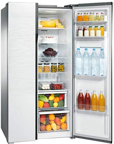 Image of Samsung 604 L Inverter Frost-Free Side-by-Side Refrigerator (RS55K52A01J /TL, Shiny River Pattern)