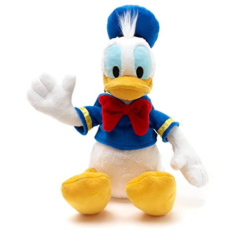 Disney Store Peluche pour Enfants Donald Duck de Petite Taille, 32 cm, Personnage câlin au Toucher Doux et aux détails brodés, Ventre Souple rempli de...