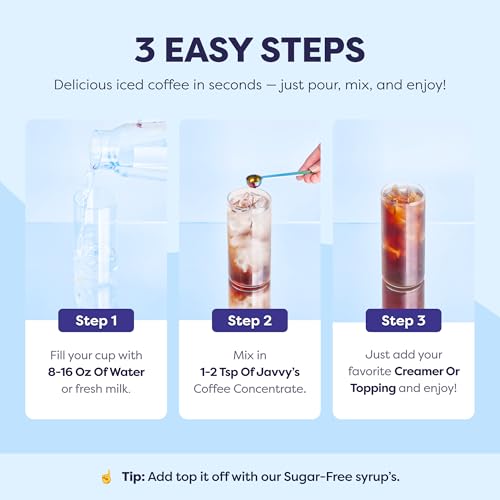 Javvy Cold Brew Coffee Concentrate Instant Coffee, Vanilla - image 9