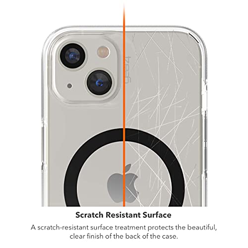 Gear4 Transparent Case For Iphone 13 Pro Compatible With Magsafe, Slim & Lightweight [13 Ft D30 Impact Protection] Santa Cruz Snap Series, Clear/Blue #TOP5