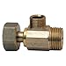 LASCO 06-9119 Angle Stop Add-A-Tee Valve, 1/2-Inch Slip Joint Inlet X 1/2-Inch Slip Joint Outlet X 3/8-Inch Compression Outlet, Brass