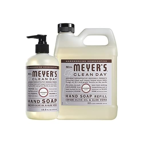 MRS. MEYER'S CLEAN DAY Hand Soap, Refill Variety Pack Soaps Made to Clean and Freshen Hands