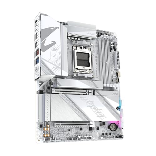 Image of GIGABYTE X870 AORUS Elite X3D ICE AMD AM5 ATX Motherboard, Support AMD Ryzen 9000 /8000 /7000 Series, DDR5, 16+2+2 Power Phase, 4X M.2, PCIe 5.0, USB4, WIFI7, PCIe-EZ Latch Plus, 5-Year Warranty