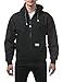 Pro Club Men's Heavyweight Full Zip Fleece Hoodie X-Large Black