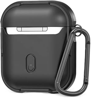 WiWU Defense Armor Strong Metal Ultimate Protection Case For Airpods, Black|18 Months Warranty