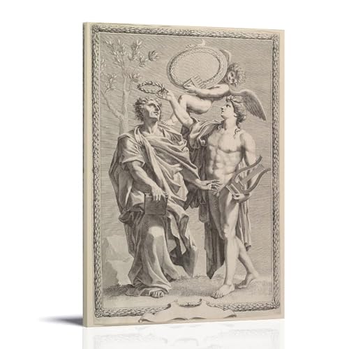 Affiche Nicolas Poussin Oeuvres de Virgile Imprimerie Royale 1641 Impression Toile Chambre