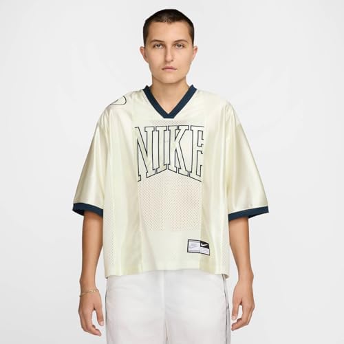 完売品 ナイキ ゲームシャツ NSWストリートGX JRSY S/S 1951 NIKEW NSW STREET SS GX JRSY TOP JERSEY FOR WOMENS SAIL(ARMORYNAVY