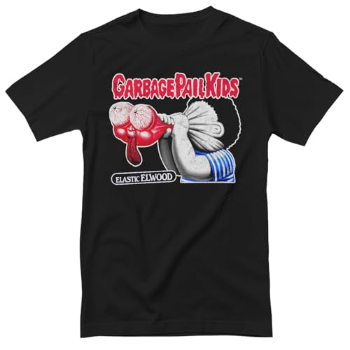 Garbage Pail Kids T-Shirt Elastic Elwood Homme XXXXXL Noir Coupe Ample