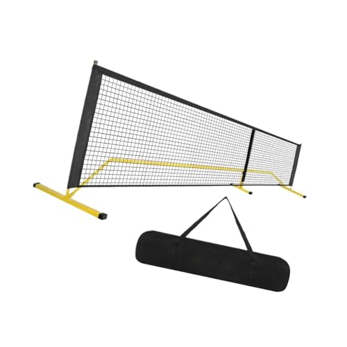 ピックルボールネット ピックルボールネットセット 鉄製フレーム 収納バッグ付き 22フィート規格サイズ 裏庭 公共遊び場 芝生用
