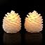 4.7' Pine Cone-White