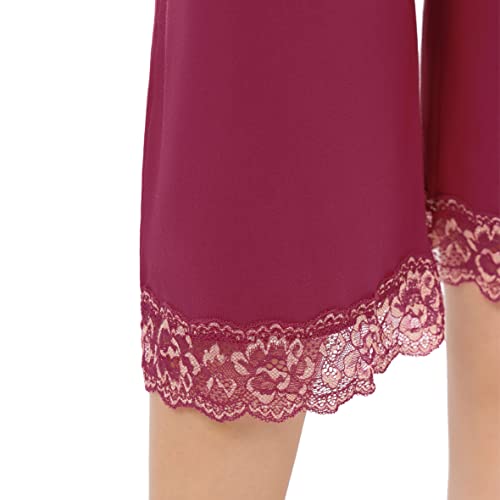 Image of Amante Solid Below Knee Mid Rise Capri Sleep Bottom