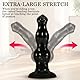 BDSMJOY groß Analdildo,riesen Dog Dildo Analplug Buttplug Analspielzeuge Fisting Sexspielzeug erotisches Sex Spielzeug ab 18 für Paare Frauen Männer extrem (Schwarz, S)