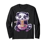 raccoon opossum street cat ramen tagliatelle giapponesi kawaii maglia a manica