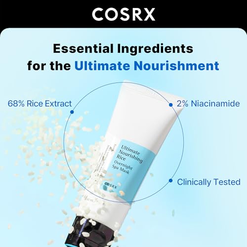 COSRX Ultimate Nourishing Rice Overnight Spa Mask, 60ml - imagen 2