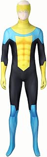 Men's Invincible Costume Halloween Cosplay Bodysuit Mark Grayson Man Nolan Grayson Atom EVE Jumpsuit Full Set