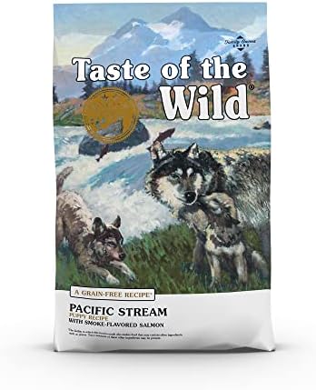 Taste of the Wild Pacific Stream Grain-Free Dry Puppy Food with Smoke-Flavored Salmon 28lb
