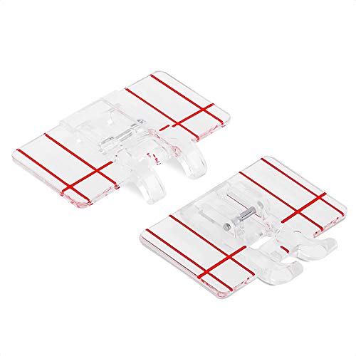 Pies prensatelas VANICE 2 pcs para máquina de coser miniatura 2