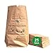 Produktbild bioMat Kompostierbare 120l Papiersäcke für Grünschnitt, 25 Papiersäcke für Gartenabfälle, 2-lagig, Reißfest, Nassfest