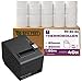 Rouleaux thermiques 80mm x 80m x 12mm – Bobine papier thermique pour caisse enregistreuse avec imprimante de ticket - Rouleau thermique 80x80x12 - Sans BPA (40 Rouleaux)