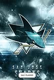  NHL Daily Planner  Soft Cover  110 Pages  6 x 9 Inches  Christmas, Halloween Gifts: San Jose Sharks