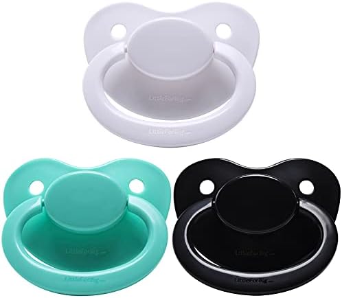 Tetine Adulte Anxiete LittleForBig BigShield Génération 1 Sucette Taille Adulte-Violet Clair Sucette Sein