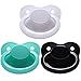 LittleForBig 3-Pacifier Pack BigShield Adult Sized Gen-1 Black White Green