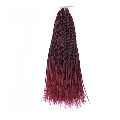 Tresses au crochet faites à la main extensions de cheveux synthétiques TBUG 22"