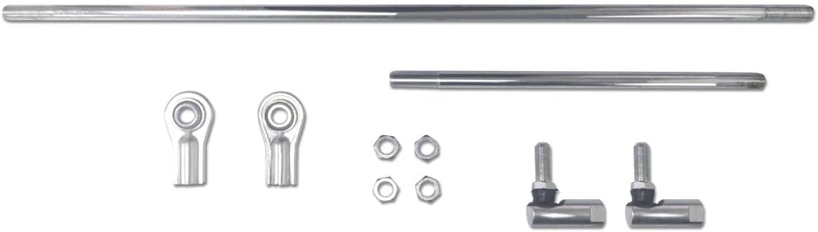 3/8-24 Short & Long Tie Rod Set w/Ends Replacement Fits Yerf Dog Go Kart Cart