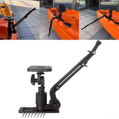 Support de recherche de poisson pour kayak réglable avec base inox