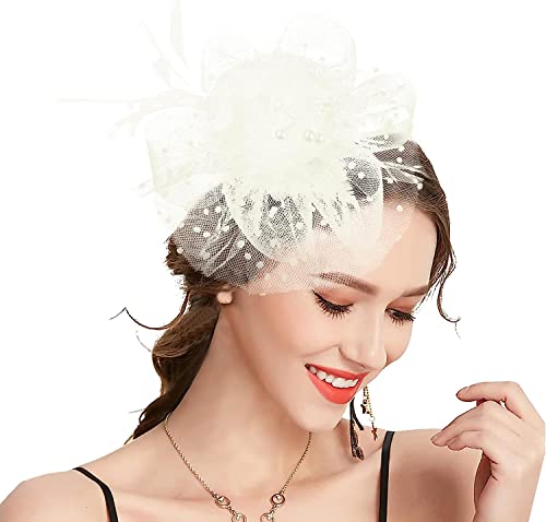 Takmor Kentucky Derby Fascinators for Women, Fascinators for Women Tea Party Fascinator for Women for Cocktail Church Wedding
