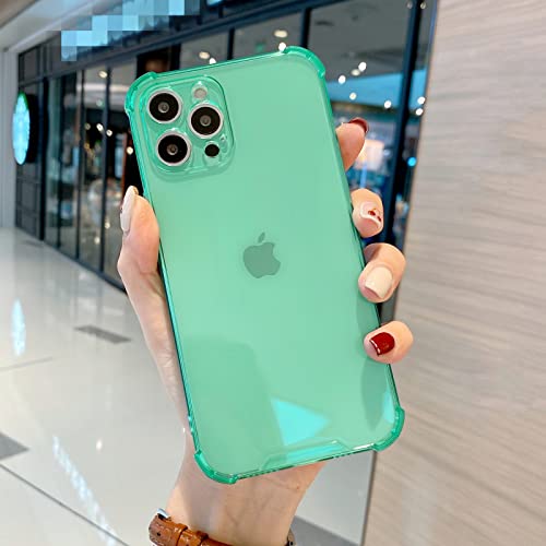 Gradoo For iphone 14 pro�u���F�N���A�P�[�X For iphone 14 13 12 11 �v���}�b�N�X�~�j XR XS × 8 7 6 �v���X SE 3 ���n�J�����ی�V���R���J�o�[-green-For iPhone 13 Mini