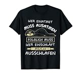 Qui s'endort doit dormir en pyjama pyjama paresseux T-Shirt