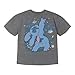 Disney Lilo & Stitch Little Boys French Terry T-Shirt and Shorts Outfit Set Cool Gray Stitch 5