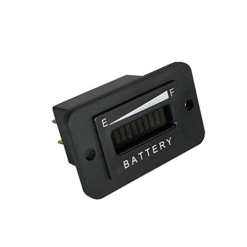 Ajcoflt A luz indicadora de bateria à prova d'água 36V Medidor de bateria de chumbo-ácido do ATV Fo