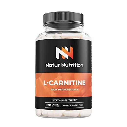 L-Carnitina, suplemento deportivo quemagrasas, ayuda perdida de peso, aumento de resistencia, rendimiento deportivo y reducción de fatiga muscular. 120 cápsulas vegetales, sin gluten. Fabricado en UE.