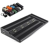 Milisten Guitar Effects Pedal Board Ultra-Lightweight Pedal Holder with Cable Management for Musicians