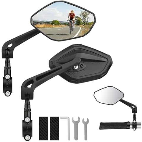 Diyife 360° Rotatable Bicycle Rearview Mirrors Cover