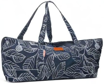 Large Yoga Mat Bag for Women Men, Travel Gym Bag for Pilates Office Beach Workout, Yoga Mat Tote Carrier with Mat Strap for 1/4" 1/2" Thick Exercise Yoga Mat - Image 9