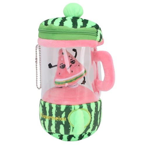 Alomejor Fun Cartoon Fruit Juicer Plüschspielzeug mit Kordelmechanismus, Weiches Material, Multifunktionales Spiel für, Ideal, Ideal (Wassermelone)