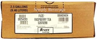 Supply Depot Fuze Raspberry Tea 2.5 gallon Bag in Box BIB syrup, 320 Fl Oz (Pack of 1)