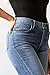Kimes Ranch Women's Jennifer Casual Durable Western Ultra-High Rise & Wide Flare Leg Mid Wash Denim Jeans, 12-32