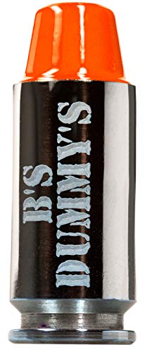 B's Dry Fire Snap Caps - A.K.A. B's Dummy's - Dummy .40 S&W Training Caps (5 Pack) (Orange Nickel)